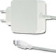 Qoltec Power adapter USB-C Universal Φορτιστής Laptop 45W 20V 2.25A με Αποσπώμενο Καλώδιο Τροφοδοσίας