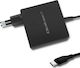 Qoltec USB-C Universal Laptop-Ladegerät 90W 20.3V 4.5A mit Netzteiladapter