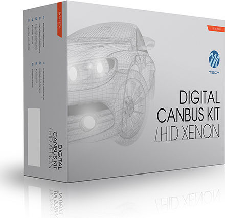 M-Tech Xenon Сет за Осветление H11 Can bus 12V 6000К Хладно бяло