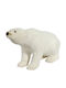 Lianos Christmas Plastic Figure Bear White Length 93cm