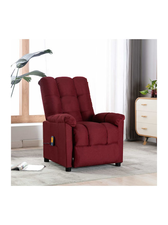 Масаж Фотьойл Relax с подлакътник Burgundy 74x9...
