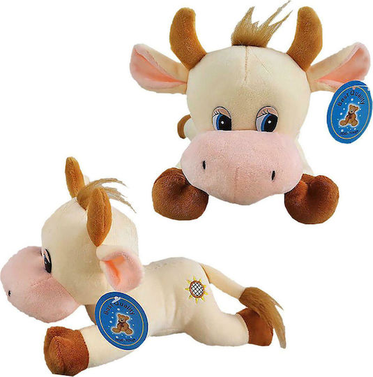 ToyMarkt Plush Lying Cow 20 cm