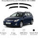 Heko Set deflectoare de vânt Dark Fime pentru Hyundai i30 4buc