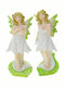JK Home Decoration De Crăciun Ceramică Figurină Lungime 7cm. 2buc (desene și modele diverse)