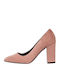 Fashion Icon Suede Ascunse Pantofi cu toc Nude