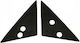 Dectane Bases Car Exterior Mirrors Honda Civic 88-91 2pcs
