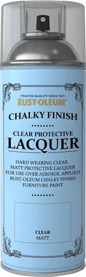Rust-Oleum Klare Schutzlackierung für Kreidefarbe in Spray Klare Matt Matt Transparent 400ml