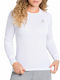 Odlo Active Warm Eco Women's Thermal Long-Sleeved Shirt White