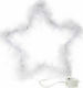 Iliadis Plastic Illuminated Christmas Decorative Hanging Star 22x22x23cm 2pcs