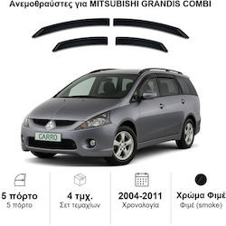 Heko Set Auto Windschutzscheiben Vorder- und Rückseite Dunkles Fime für Mitsubishi Grandis 4 Stück 23340