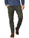 Trousers Cargo Elastic in Regular Fit Khaki