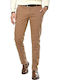 Camaro Trousers Chino Elastic in Slim Fit Beige