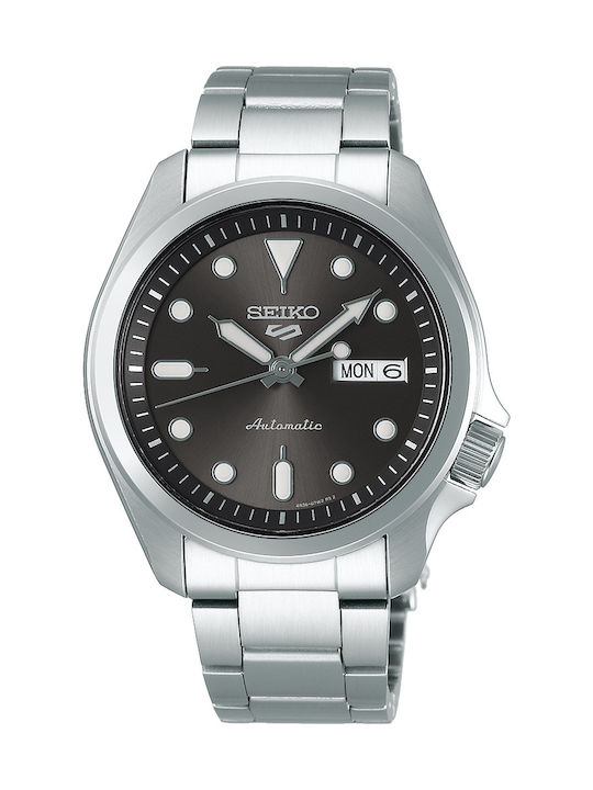 Seiko 5 Sports Ανδρικό Ρολόι 40mm Αυτόματο με Α...