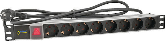 Pulsar RALZ/F Πολύπριζο Rack HK-W05282 1τμχ