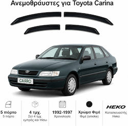 Heko Set Car Windbreakers Front and Back Dark Fime for Toyota Carina 4 Pieces Heko Set Car Windbreakers Front and Back Dark Fime for Toyota Carina 4 Pieces