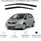 Heko Set deflectoare de vânt Dark Fime pentru Honda Jazz 5D 2009 2buc
