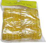 Beauty Spot Watch Wire Mesh Roller 40mm In Yellow Colour 6pcs