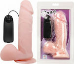 Baile Dong Love Clone Vibrating Realistic Vibrator 19cm BW-008017AR Bej