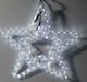 TnS Plastic Illuminated Christmas Decorative Pendant Star White Με Πρόγραμμα