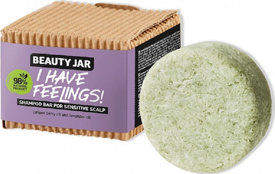 Beauty Jar I Have Feelings Solid Shampoos for Sensitive Scalp against Dandruff for All Hair Types 65gr