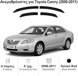 Heko Σετ Ανεμοθραύστες Μπροστινοί και Πίσω Σκούρο Φιμέ για Toyota Camry 4τμχ 29604 Heko Σετ Ανεμοθραύστες Μπροστινοί και Πίσω Σκούρο Φιμέ για Toyota Camry 4τμχ 29604
