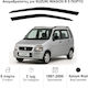 Heko Satz Windabweiser Vordere Dark Fime für Suzuki Wagon R+ 2Stück