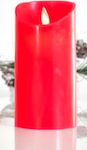 Eurolamp Christmas Red Battery Candle 15x7.5cm