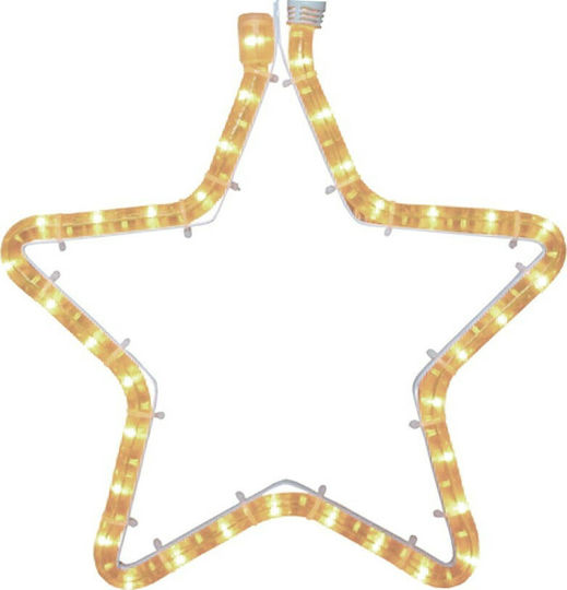 TnS Crăciunesc Decorativ Suspendata Stea Plastic Alb 28x36buc 1buc