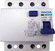 Gacia Phase 4-Pole Earth Leakage Relay 40A 400V...