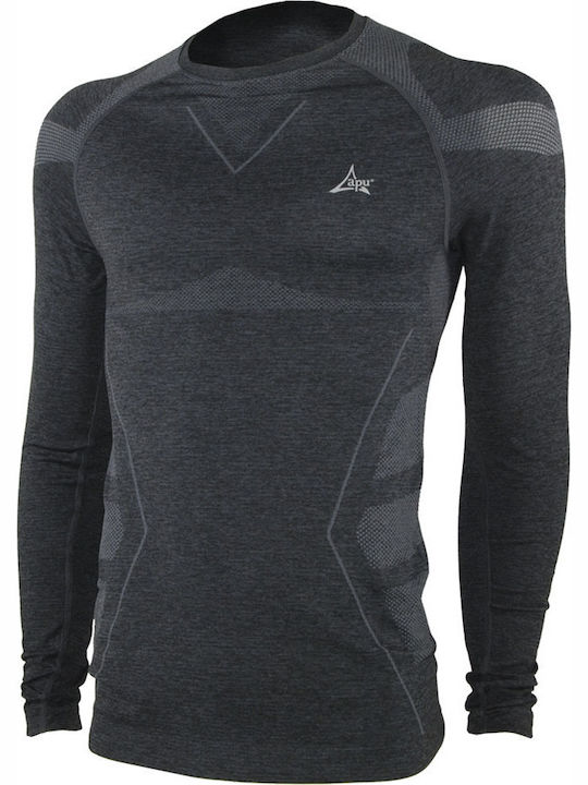 Apu Apu 80511-ML Bluza termica pentru barbati cu maneci lungi Gri