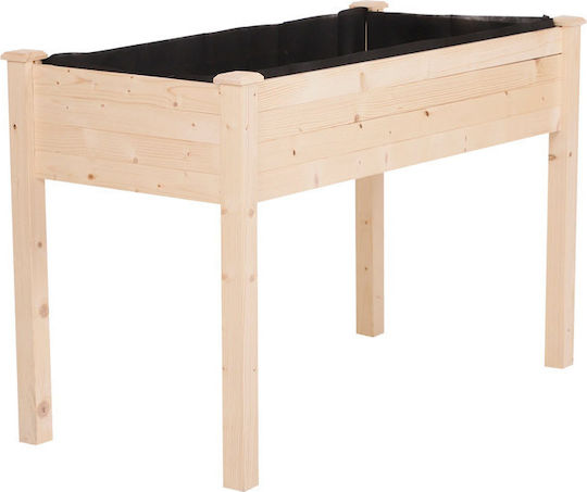 Outsunny Blumenkasten Hölzernes Braun 122.5x56.5x76cm.