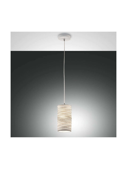 Fabas Luce Marbella Hängende Deckenleuchte Einfaches Licht für Fassung E27 Weiß
