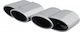 Simoni Racing Μπούκα Εξάτμισης για Alfa Romeo TRX83 Διπλή 57x203x200x2mm