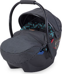 Lorelli Rimini Baby Car Seat Black Leaves 0-13 kg