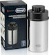 Delonghi Vase Brown with Airtight Lid of Stainless Steel In Silver Colour 1300ml 1pcs