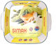 Simax Τετράγωνο Πυρίμαχο Σκεύος Γυάλινο 37x32x7.5cm