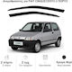 Heko Set of Windbreakers Front Car Dark Fime for Fiat Cinquecento 3D 2pcs