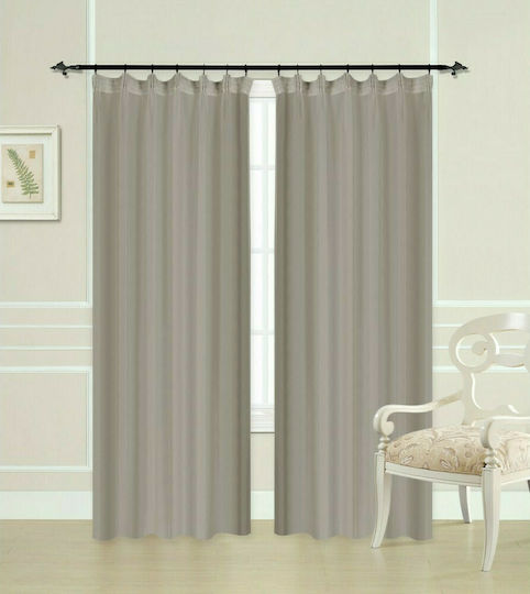Import Hellas Perdea Opacă Cu Coafură Black Out Bej 270x270cm