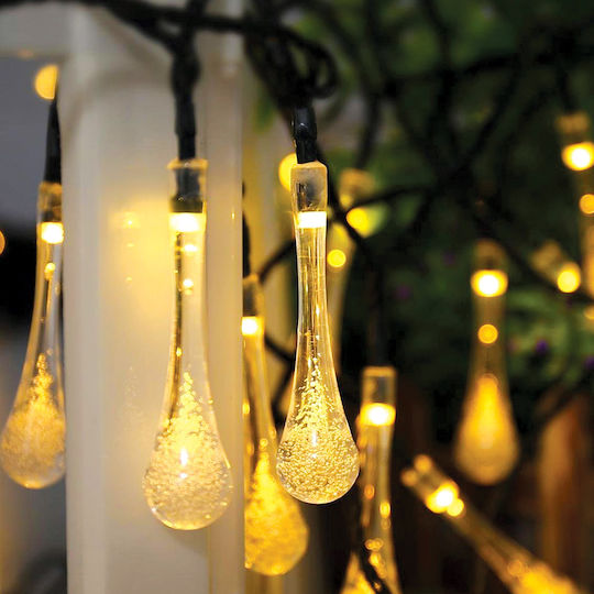 20 Lichterketten LED 4.4m. Warmes Weiß in Zeichenfolge 1Stück