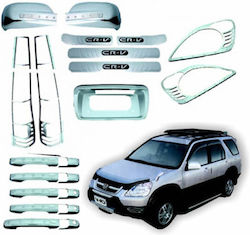 Auto Gs Φρυδάκια Φαναριών για Honda CR-V Διακοσμητικό Σετ Χρωμίου Honda CRV Auto Gs Φρυδάκια Φαναριών για Honda CR-V Διακοσμητικό Σετ Χρωμίου Honda CRV