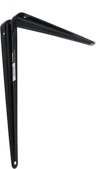 FFG Heavy-Duty Metallic Corner Shelf Black 125x150mm 37896