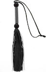 Guilty Pleasure Silicone Flogger Whip Камшик в Черно Цвят