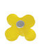 Import Hellas Floare 26314 Copii Buton Mobilier din Plastic în Culoare Galben 26314 1buc