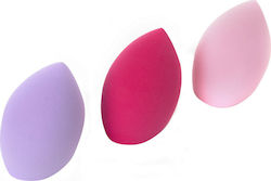 Ro-Ro Accessories Professional Synthetic Make Up Sponge Set for Foundation Blending 3pcs