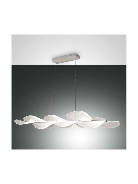 Fabas Luce Sylvie Pendant Light LED with Warm White Light White