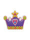 Conset Crown C849 P15 Kids Knob Furniture made of Plastic in Purple Color 48mm C849-P15P15 1pcs