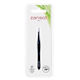 Zan Sot Eyebrow Tweezer with Curved Tip Black