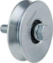 F.F. Group Metallic Roller with Screw and Bearing D70mm 36170