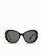 Mohiti Hot Shot Women's Sunglasses with Black Plastic Frame and Black Polarized Lens AT8109 BK