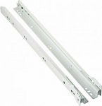 F.F. Group Drawer Expanding Hardware White 45cm 2pcs 37049